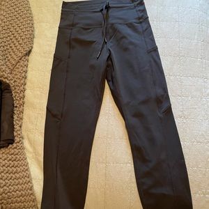 Zyia pocket drawstring luxe style leggings